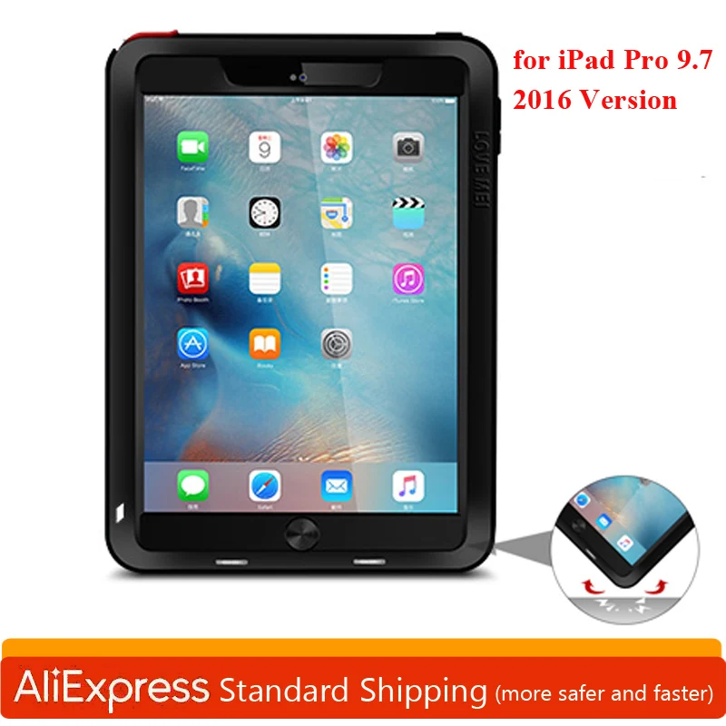 Powerful Aluminum Shockproof Funda for iPad PRO 9.7 Powerful Aluminum Shockproof Funda for iPad PRO 9.7