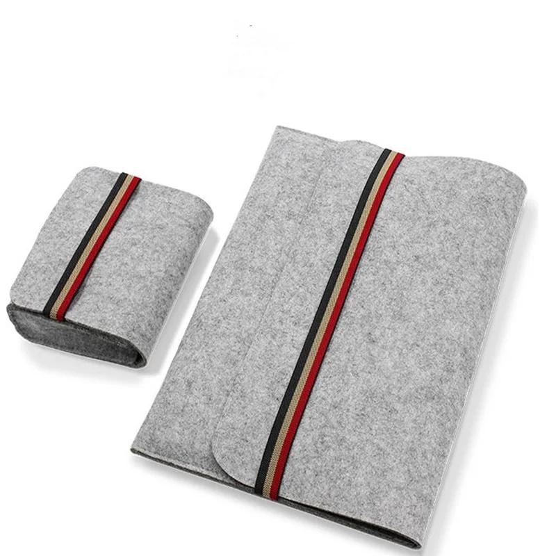 Wool Felt Sleeve Notebook Bag For Macbook Pro Retina 11 12 13 14 15 Case For Xiaomi Air 12.5 13.3 15.6 Surface Laptop 13.5 Cover Wool Felt Sleeve Notebook Bag For Macbook Pro Retina 11 12 13 14 15 Case For Xiaomi Air 12.5 13.3 15.6 Surface Laptop 13.5 Cover