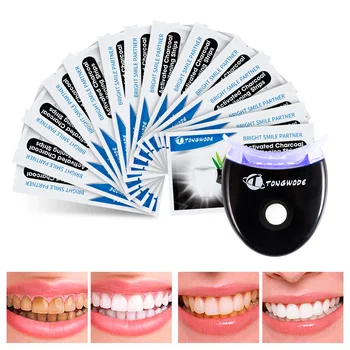 

Professional Teeth Whitening Strips 14Pair/Lot Dental Veneers Natual Charcoal Coconut Tooth Whitening Product Oral Hygiene