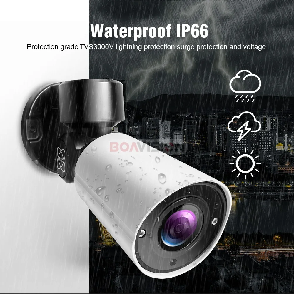 2MP 1080P Мини PTZ IP камера наружная 4X оптическая зум Сеть пуля камеры ИК Ночное