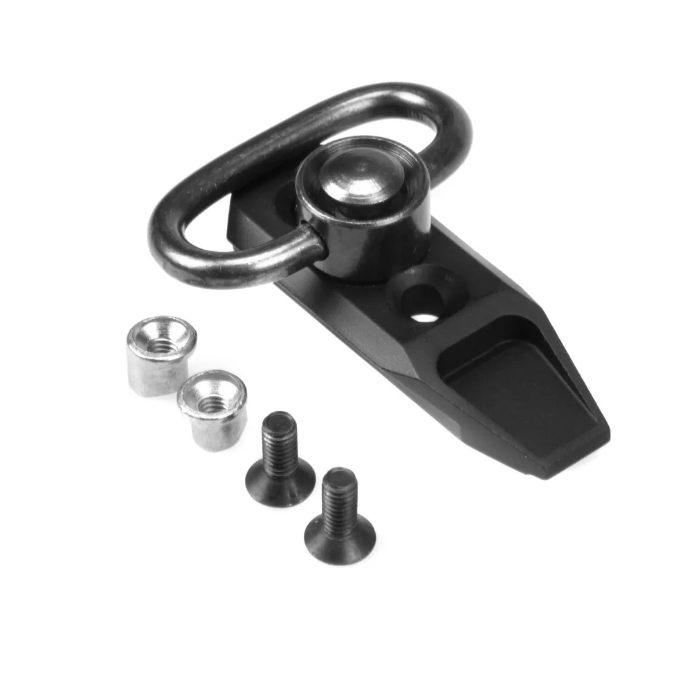 

Universal Tactical KeyMod Direct Quick Detach Sling Swivel Adapter Mount Adaptor 360 rotation