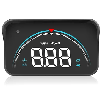 

Car HUD Head Up Display OBD2 OBDII Overspeed Warning System Windshield Projector 4 Display Modes 16 Display Screens