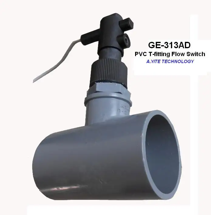 PVC T fitting Plastic Paddle Flow Switches DN50 on Alibaba Group
