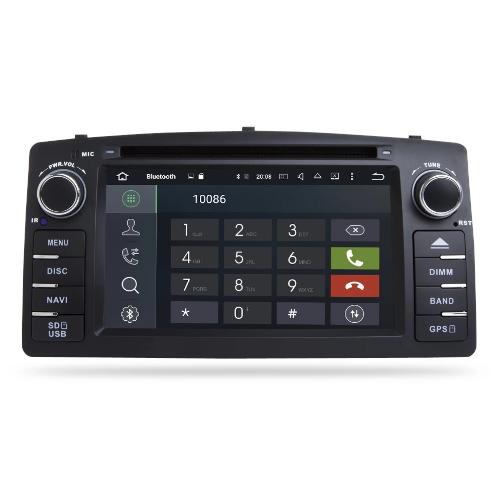 Cheap HD Android 9.0 Car Stereo For Toyota Corolla E120 BYD F3 GPS RADIO Stereo Car dvd Navigation Multimedia Unit 17