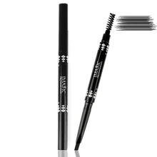1 шт., легко наносится, Двойная Головка Автоматическая карандаш для бровей, Длительное Действие, Водонепроницаемый бровей карандаш со щеточкой макияж декоративная косметика