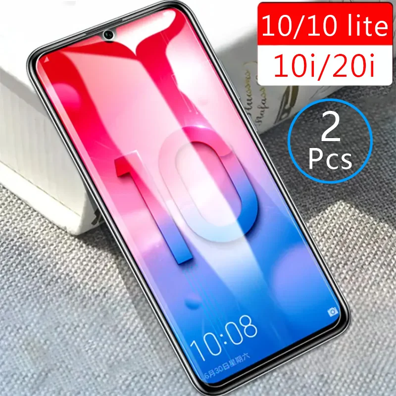 Закаленное стекло на honor 10 lite Защитное для huawei 10i 20i экрана 2 шт.|Защитные стёкла и