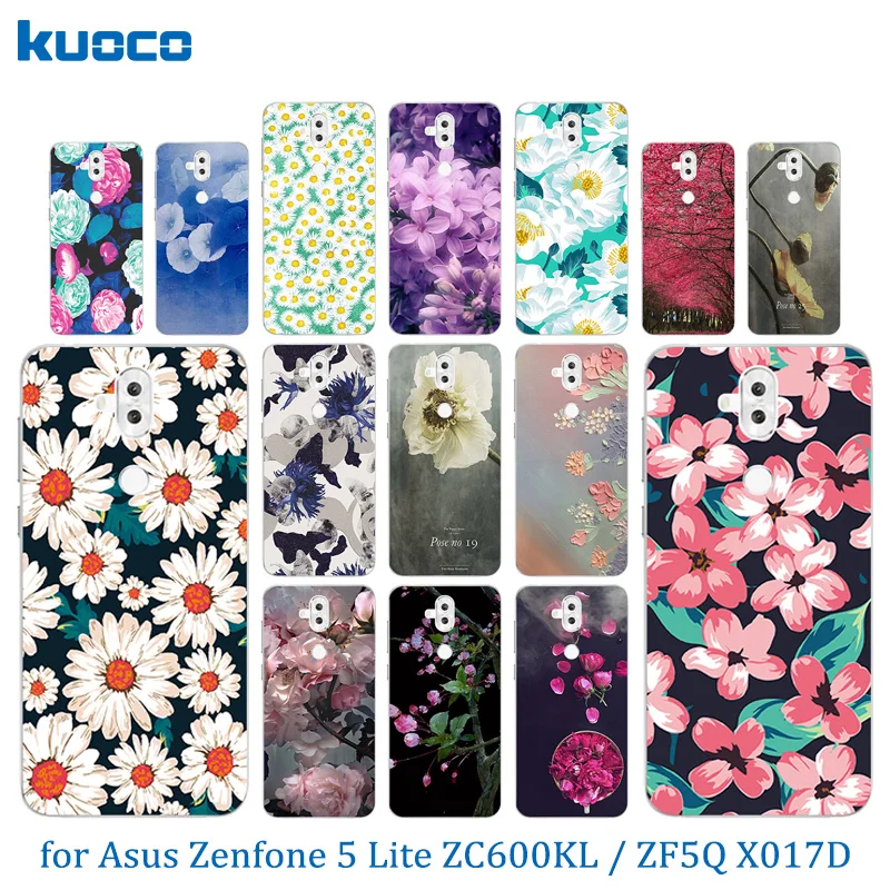 6.0 inch for Asus ZC600KL Ultrathin TPU Phone Case for Asus Zenfone 5 Lite ZC600KL Soft TPU Silicone Blossom Protect Back Cover 6.0 inch for Asus ZC600KL Ultrathin TPU Phone Case for Asus Zenfone 5 Lite ZC600KL Soft TPU Silicone Blossom Protect Back Cover