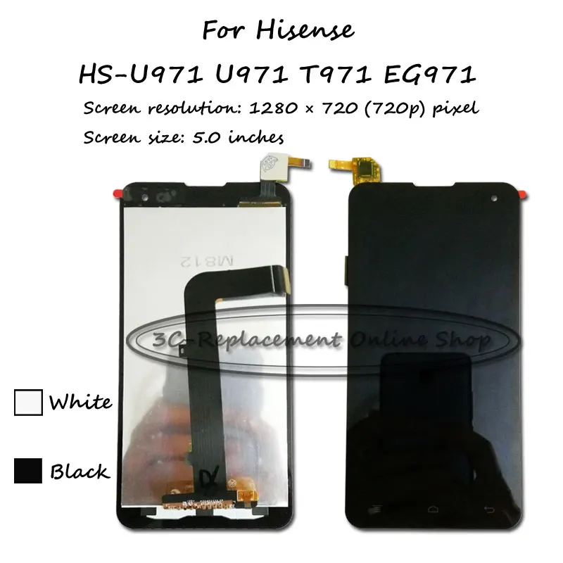 imágenes para Negro/Blanco LCD + TP 5.0 "Para Hisense HS-U971 U971 T971 EG971 Pantalla LCD con Pantalla Táctil Digitalizador Envío Libre de la asamblea imágenes para Negro/Blanco LCD + TP 5.0 "Para Hisense HS-U971 U971 T971 EG971 Pantalla LCD con Pantalla Táctil Digitalizador Envío Libre de la asamblea