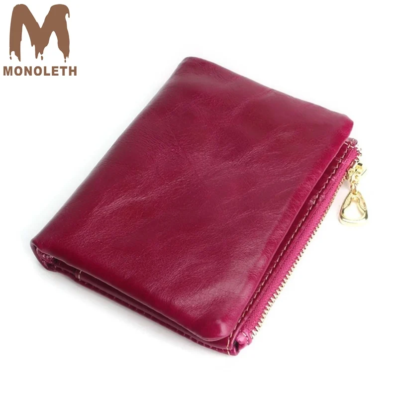 

MONOLITH Genuine Leather Wallet Women And Purses Coin Purse Female Small short Wallet Lady Purse For Girls Money Bag W3006