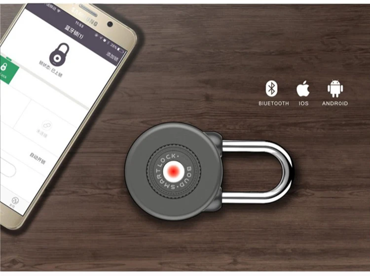 Smart Bluetooth Padlock Electronic Wireless Lock Keyless APP Control Bluetooth Password Shareing for Bike Motorcycle Home Door (6)