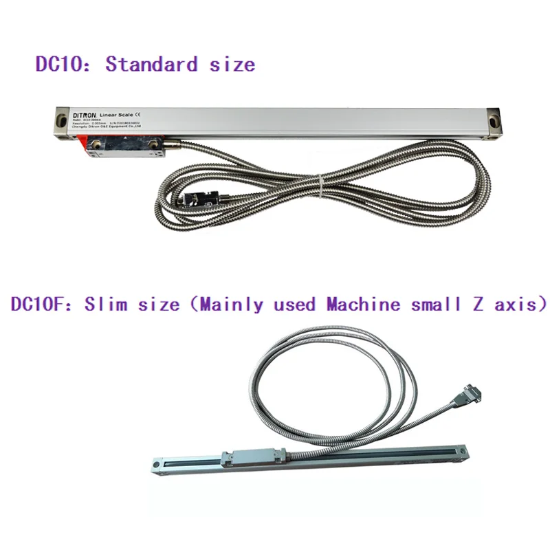 

Ditron DC10F Optical Linear Scale/Encoder/Ruler (0.005mm) with Measuring Length 0-300mm