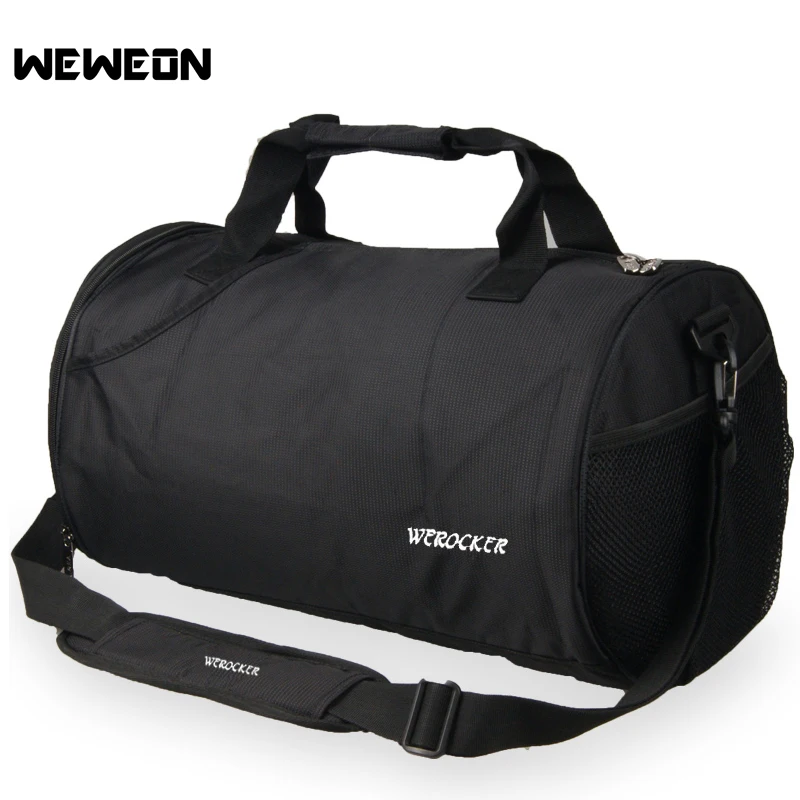 Professional Fitness Gym Bag Unisex Portable Basketball Training Bag Cylinder Sports Shoulder