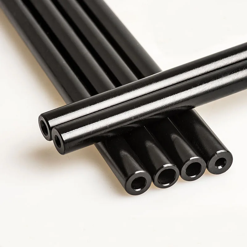 

500mm length 45# seamless steel pipe precision tube 16mm outside diameter 7.03mm inside BLACK