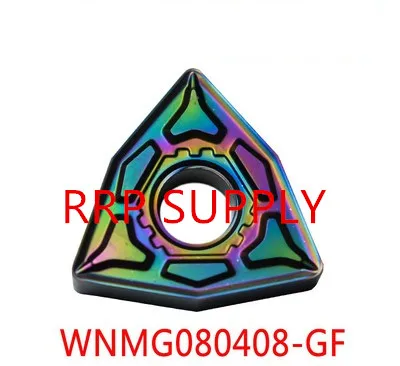 10 шт WNMG080408 GF P8090 высокой твердости вставки для резки закаленной стали HRC40 65 нано