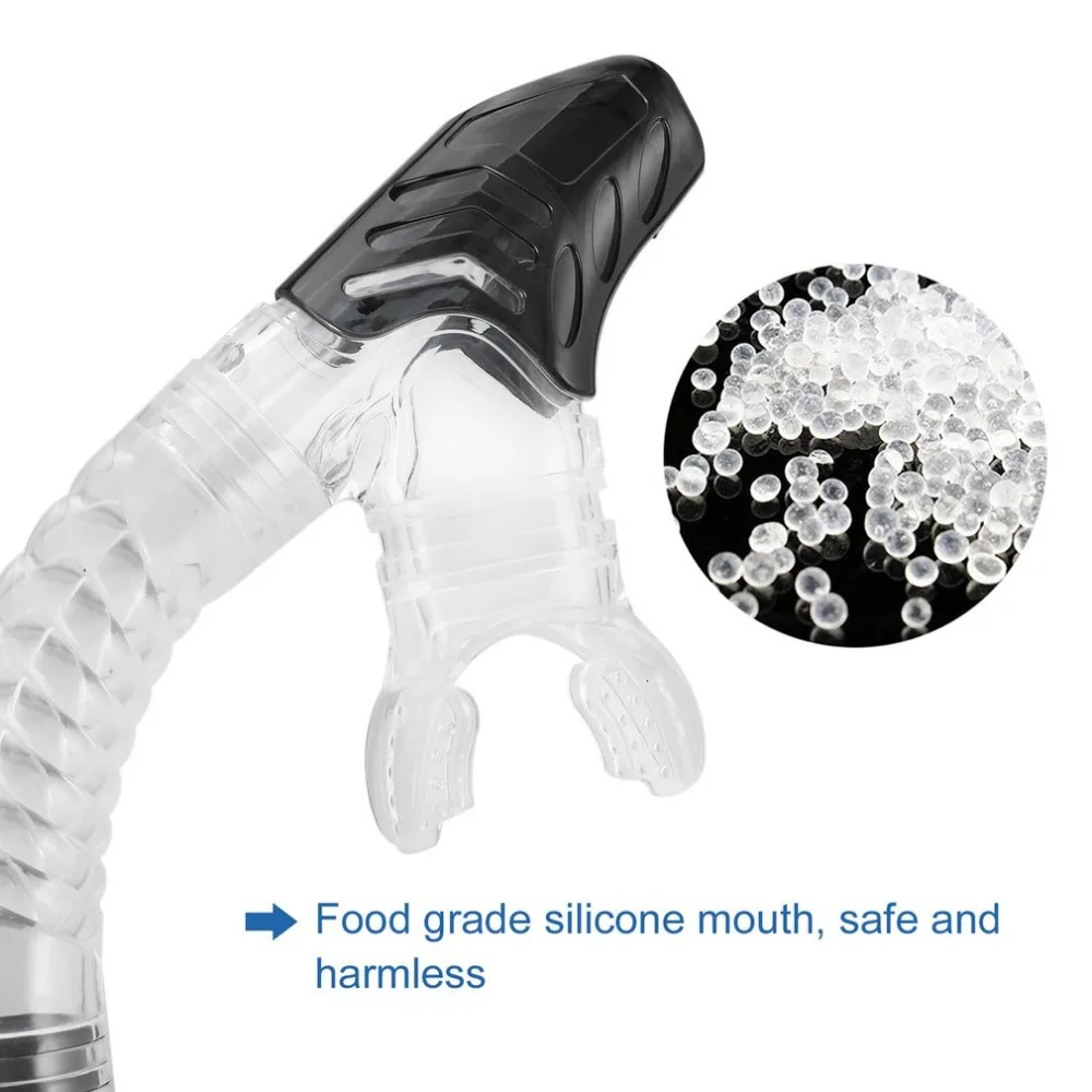 المهنية الغوص أقنعة حملق كامل سيليكون الجافة غص أنبوب مجموعة الرجال النساء الغوص السباحة المياه أدوات رياضية