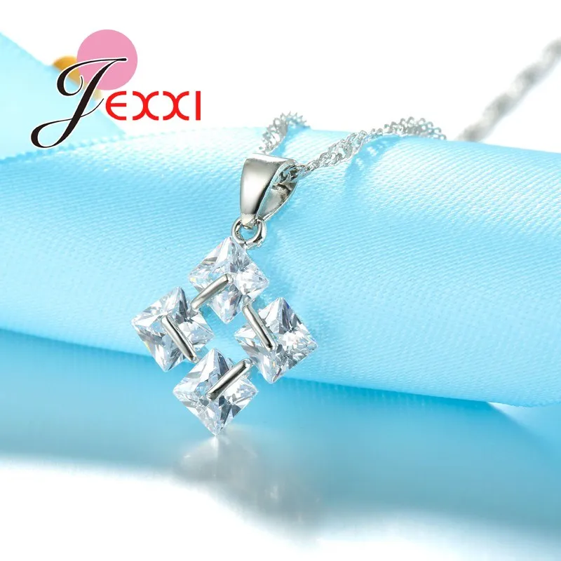 Женский комплект украшений из серебра 925 пробы с фианитами|jewelry prong settings|jewelry display