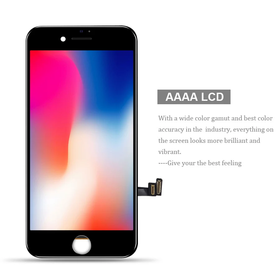 ЖК-экран PINZHENG AAAA для iPhone 7 Plus, ЖК-дисплей, дигитайзер, сенсорный модуль 7, сменный ЖК-экран s