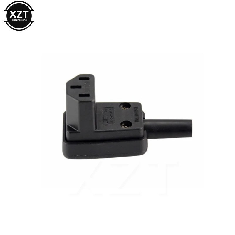 

1pcs C13 Power Plug 90 Degree Angled IEC 320 C13 Female Plug AC 10A / 250V Power Cord Cable Connector for traveller Home