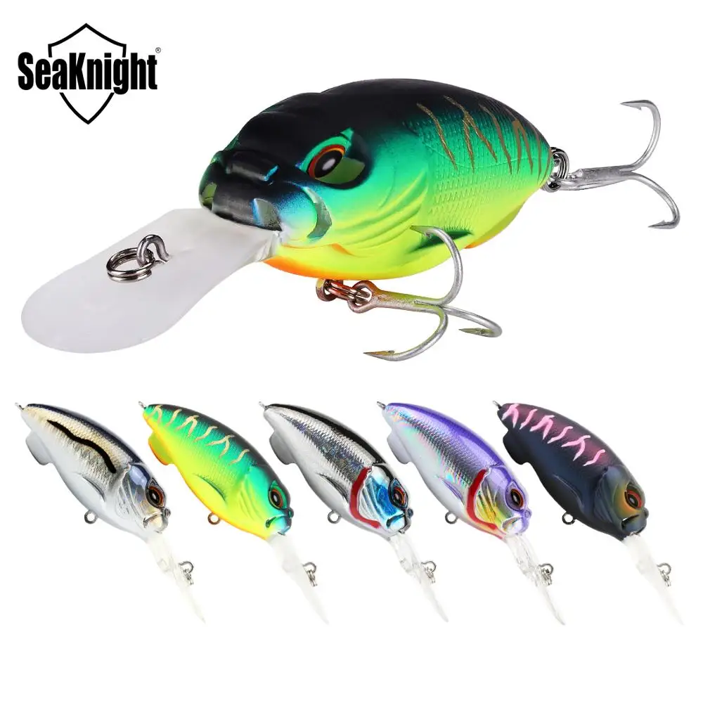 

SeaKnight SK035 Crankbait 13.5g 55mm 0-1.5M 5Pcs/ Lot Fishing Lures Set Wobblers Crank Hard Bait VMC Hooks River Lake Fishing