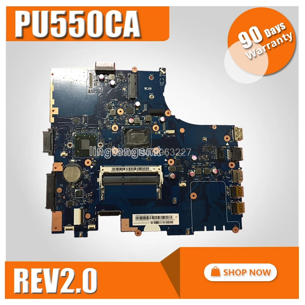 PU550CA материнской REV2.0 DDR3 для ASUS PU550C PU550CA PU550 Материнская плата ноутбука PU550CA плата PU550CA материнской Тесты OK