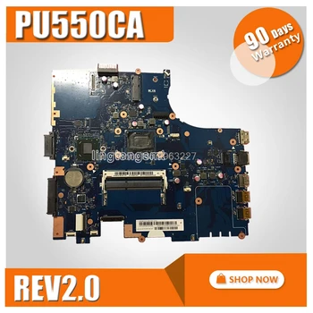 

PU550CA Motherboard REV2.0 DDR3 For ASUS PU550C PU550CA PU550 Laptop motherboard PU550CA Mainboard PU550CA Motherboard test OK