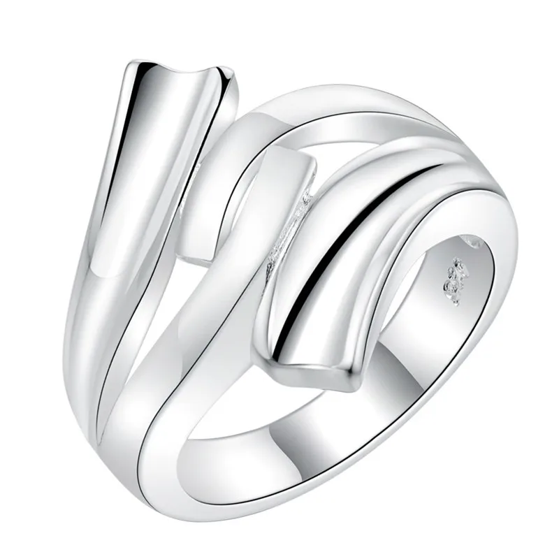 

Hot silver finger ring size 6 # 7 # 8 # 9 # Fashion Jewelry Pretty cute woman party ring good quality and low prices AR225