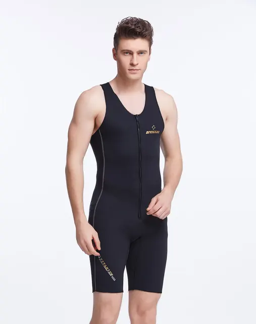 Neoprene Wireless Jumpsuit Shorty Farmer John Wet Suit Men's Short
