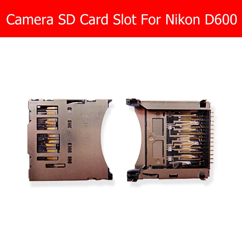 

100% Genuine New Camera SD Card Slot For Nikon D600 D610 Memory Card Reader Tray Socket Replacement Repair In Stock good tested