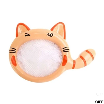 

Drop Ship&Wholesale Cute Animal Cartoon Cat Fishing Net Baby Bathing Time Water Pool Toys For Kids Children May06