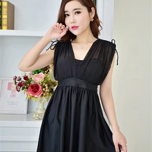 Для женщин пикантные Одна деталь Купальники для малышек современный черная юбка Купальник одноцветное bathsuit Push Up женские пляжные Плавание костюм плюс Размеры XL-5XL