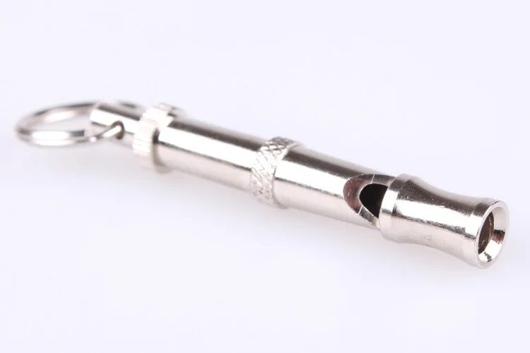 2pcs High Quality Stainless steel Dog Puppy Whistle Ultrasonic Adjustable Sound Key Training for Dog Pet