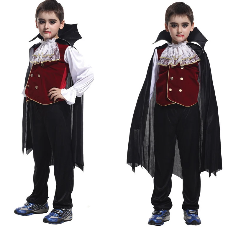 Free Shipping Earl Of Vampire Costume Children Halloween Christmas
