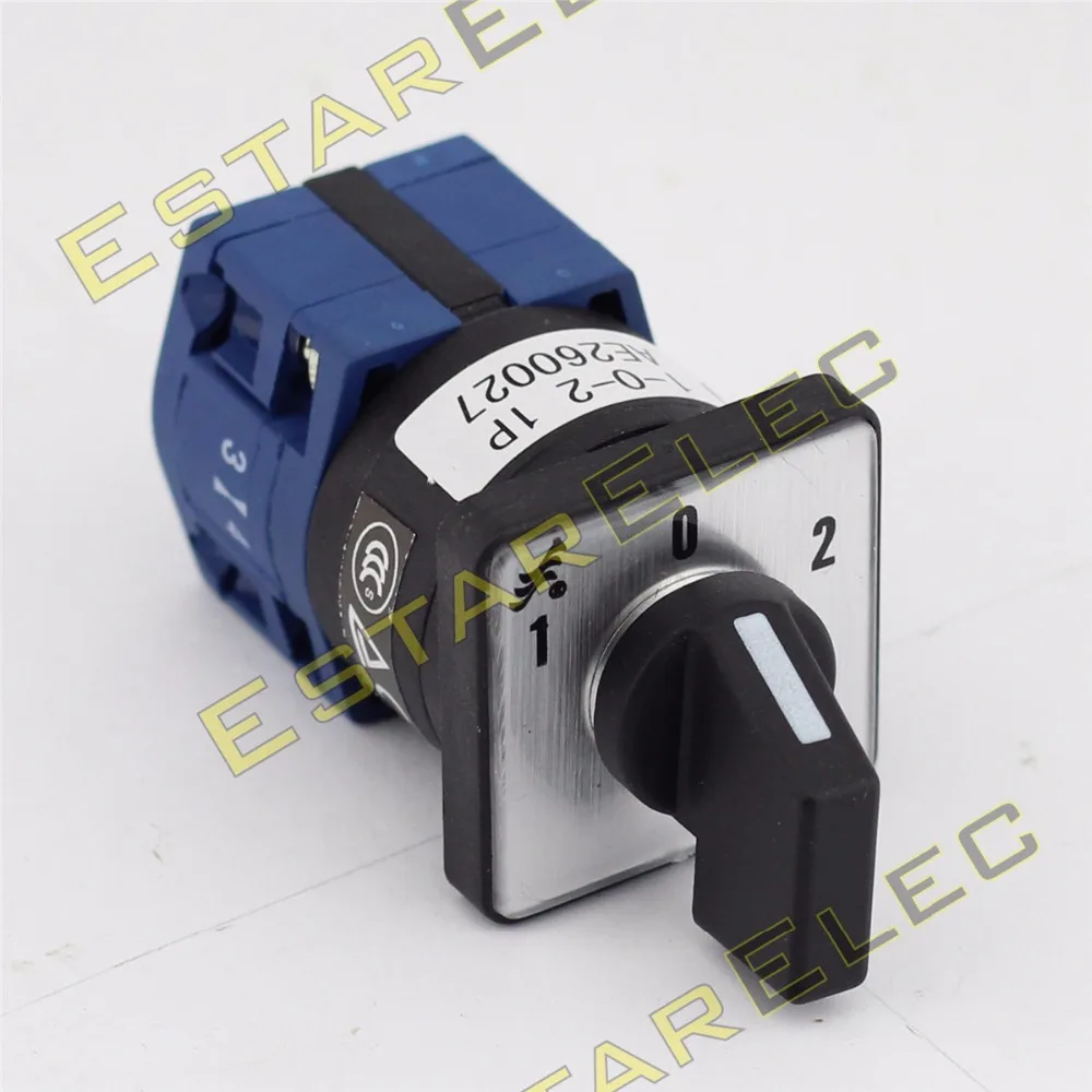 

10A 3 position 1P Cam Switch AC 440V Ui 660V 1Pole 4 terminals (CE, CCC, TUV certificate)