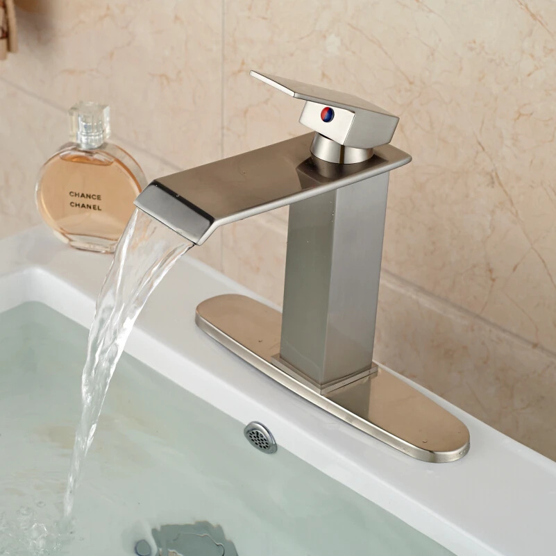 Free Shipping Waterfall Spout Single Handle Basin ...