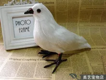 simulation pigeons font b toy b font lifelike white peace dove doll gift about 22x10x18cm