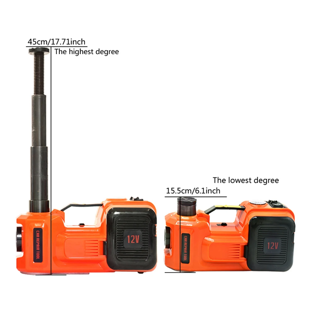  Auto Electric Hydraulic Lifting Jack Two Functions Car Jack With Air Inflating Pump