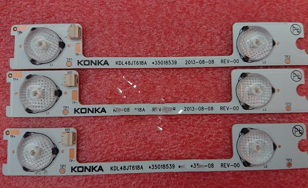 50 шт./лот оригинальный новый LED подсветка бар полосу для KDL48JT618A 35018539 6 светодиодов (6 В) 442 мм