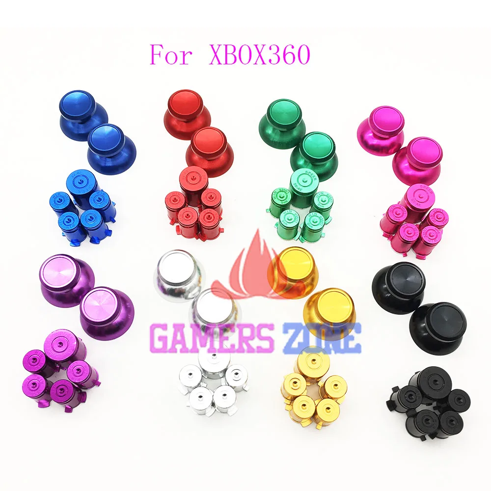 Metal Thumbsticks and Bullet ABXY&Guide Buttons for Xbox 360
