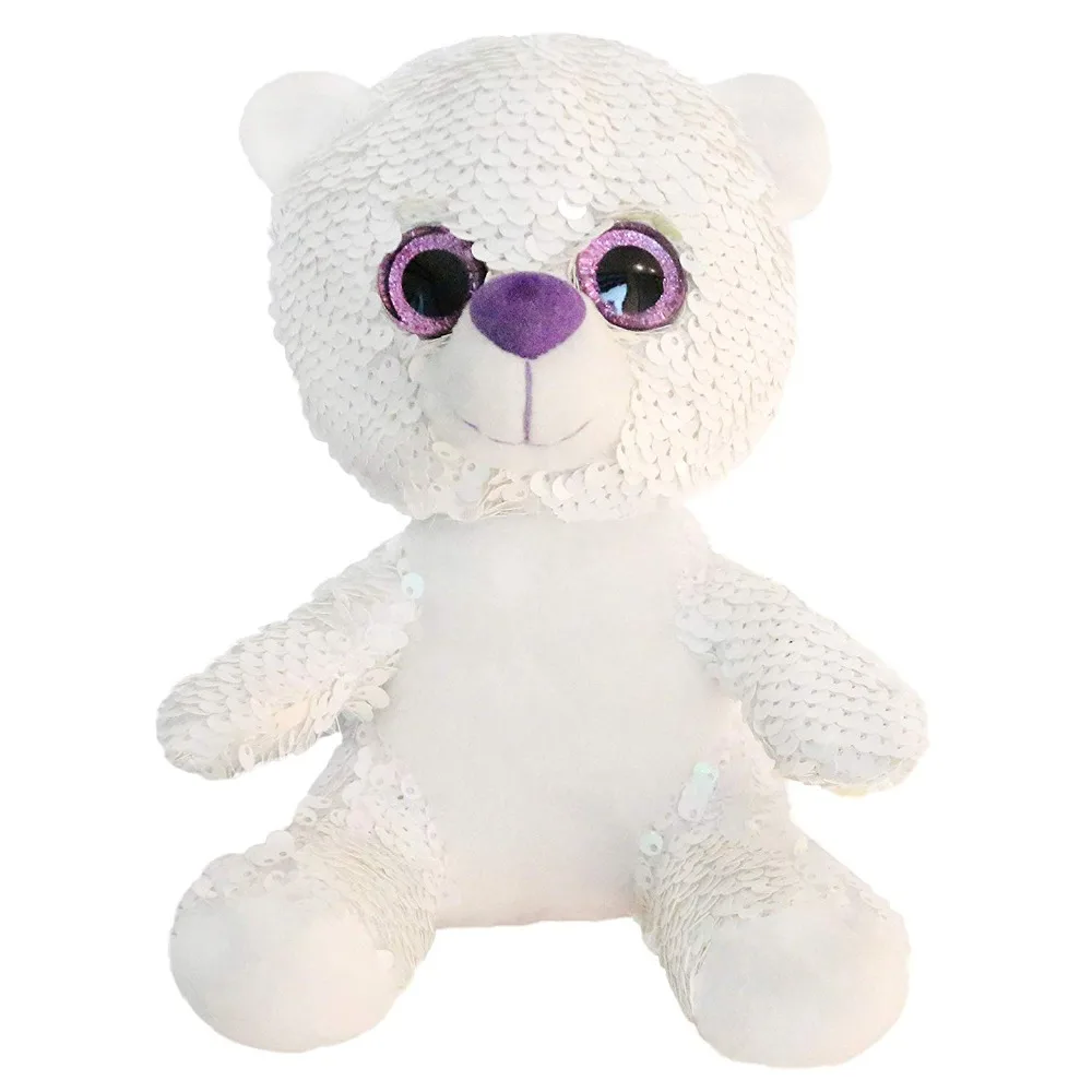 reversible sequin stuffed animal