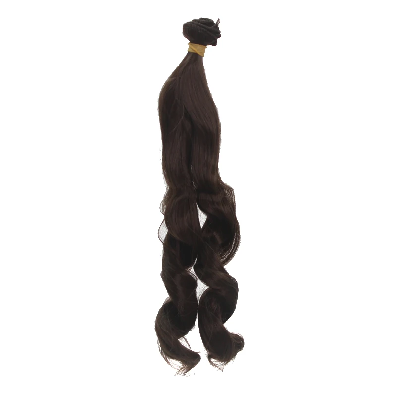 1pieces Extension Doll Wigs 25100cm Natural Color Curly Doll Hair for BJD SD Russian Handmade Baby Tress Doll Accessories (8)