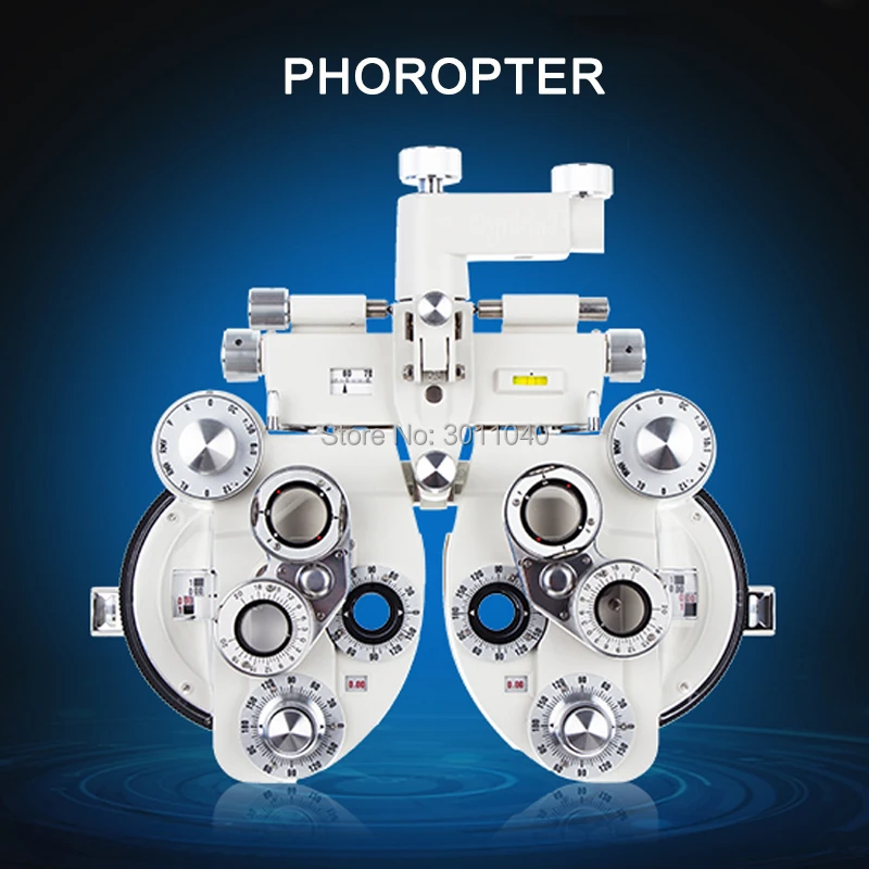 

Manual phoropter Optical view tester Vision tester Minus cylinder lenses white color Spectacle shop equipment
