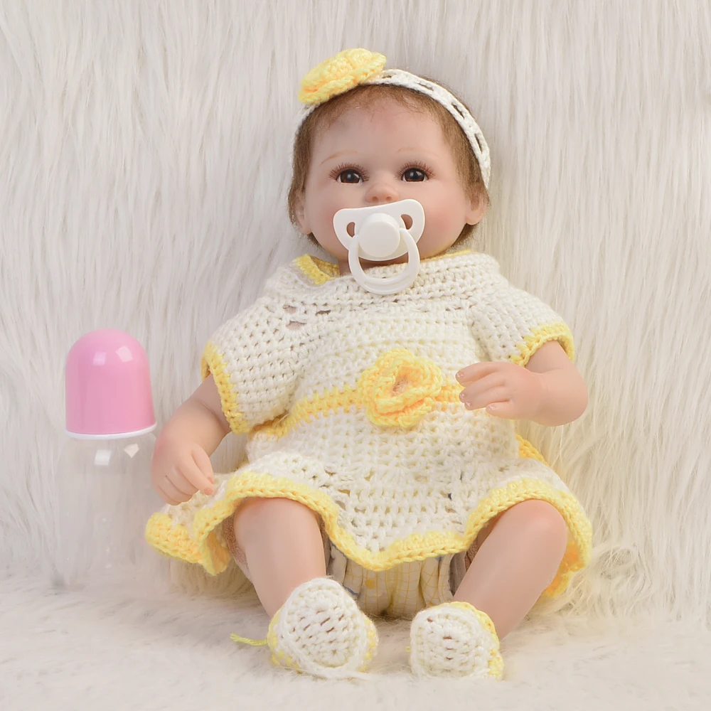 

Lifelike Baby Doll Reborn Menino 43 cm 17'' Soft Silicone Newborn Dolls Girl Realistic Baby Toys Kids Fashion Birthday Gifts