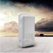 HSD-9025 белый/серебристый Мощность ful быстрое высыхание домашний отель 1200-1800 Вт Мощность высокая скорость автоматическая индукция двойной jet ручная сушилка