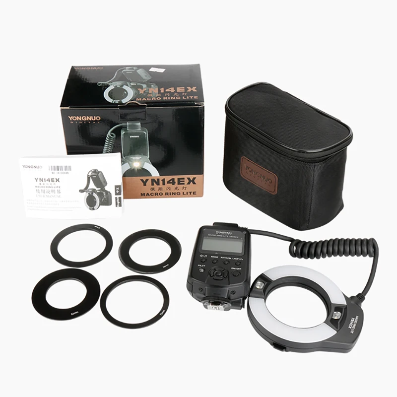 Светодиодная лампа для видеосъемки YONGNUO YN14EX E TTL макро кольцо Flash Speedlite Canon 5Ds 5Dsr 760D 5D