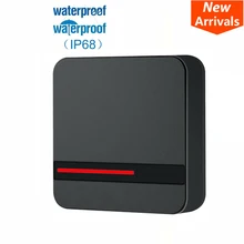 RFID Reader Long Range 125KHZ/13.56MHZ Access Control Reader Proximity Card Wiegand 26/34 IP68 Waterproof Small IC Card Reader RFID Reader Long Range 125KHZ/13.56MHZ Access Control Reader Proximity Card Wiegand 26/34 IP68 Waterproof Small IC Card Reader