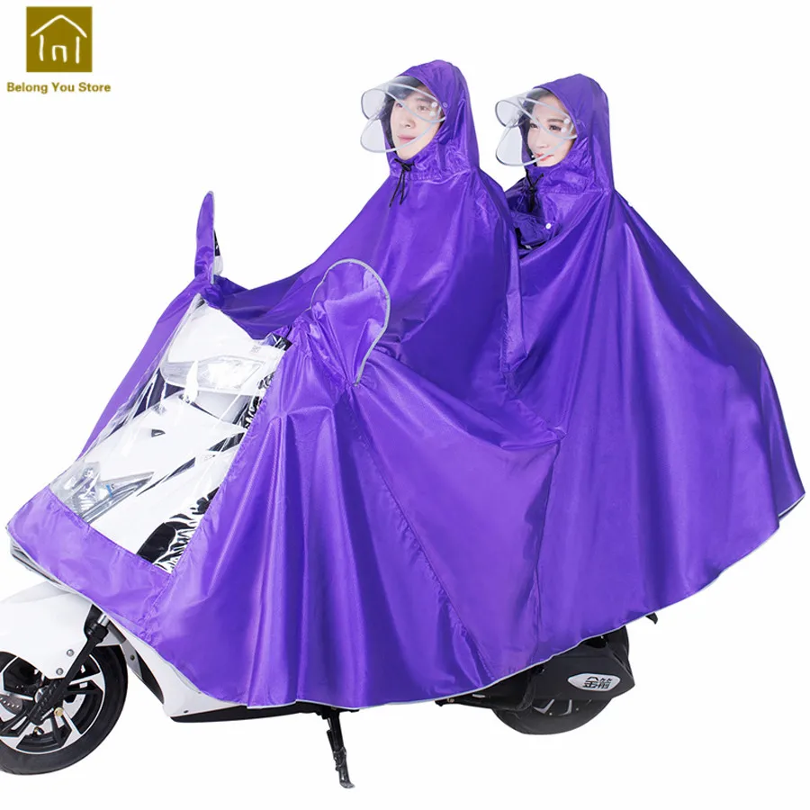 

Waterproof Motorcycle Raincoat Moto Electric Adulto Rain Poncho Impermeable Men Bicycle Rain Coat Poncho Two Person LKR168