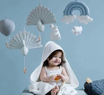 

Kids Play Tent Decoration Tent Props Rainbow clouds Newborn Baby Bedroom Decor Hanging Toys children Crib hanging decoration
