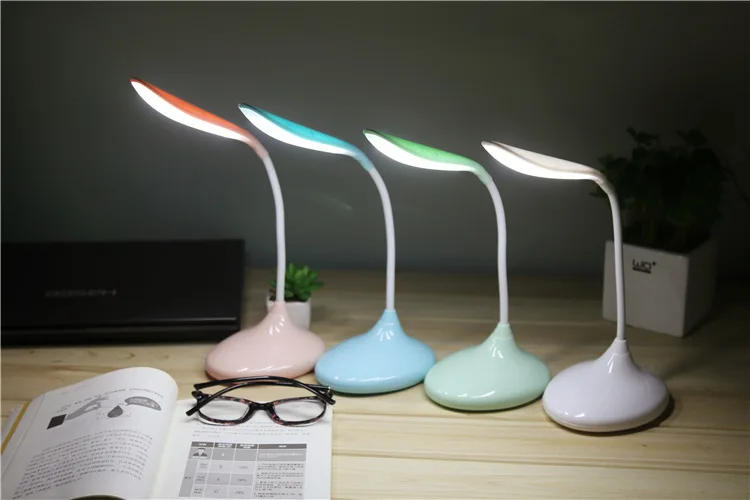 Doxa usb портативный светодиодный настольная лампа с зажимом кровать чтение книги
