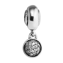 Подходит для Pandora Essence браслеты Hope Подвески с прозрачным кубическим цирконием стерлингового серебра 925 пробы ювелирные изделия бусины