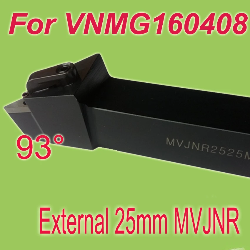 

Free Shiping MVJNR 25*25*150mm SHK 1 '' 117.5 Degree External Clamping Locked Lathe Tool Holder For Lathe Machine